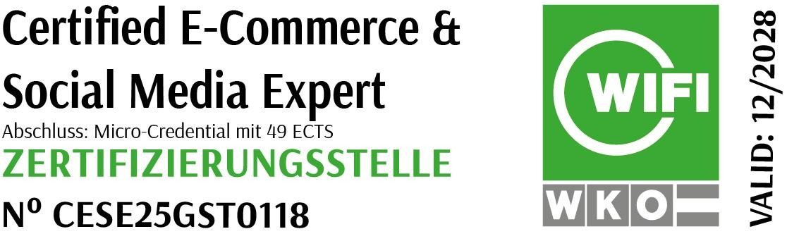 Certified E-Commerce &amp; Social Media Expert
